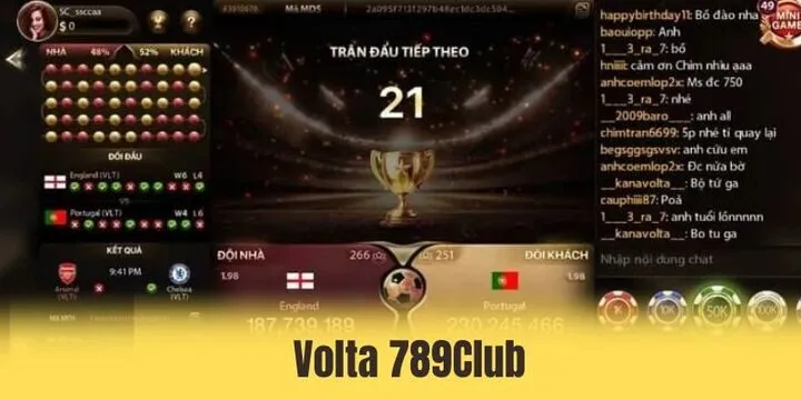 Volta 789Club - Siêu phẩm cá cược thể thao ảo cuốn nhất 2026
